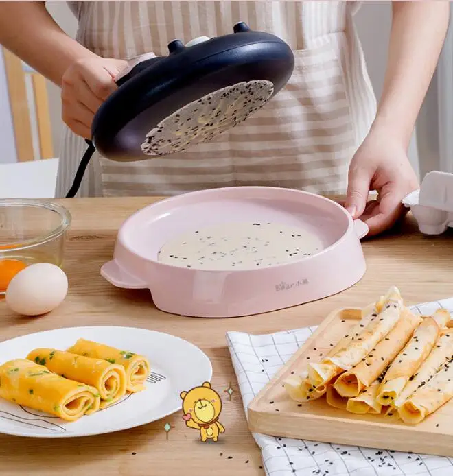 2019 updated version pink Automatic Nonstick stainless steel Crepe Makers mini Pancake machine Household electric baking pan
2019 updated version pink Automatic Nonstick stainless steel Crepe Makers mini Pancake machine Household electric baking pan