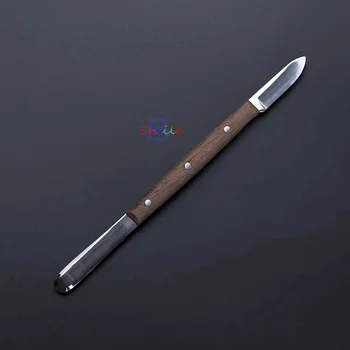 Dentistry lab Wax model mold carving knife wooden handle wax blade Wax carving knife mixing knife
Dentistry lab Wax model mold carving knife wooden handle wax blade Wax carving knife mixing knife