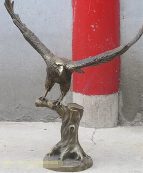 Copper Crafts Brass decoration Fine Brass 32" feng shui Big flying eagle Bronze statue
Copper Crafts Brass decoration Fine Brass 32" feng shui Big flying eagle Bronze statue