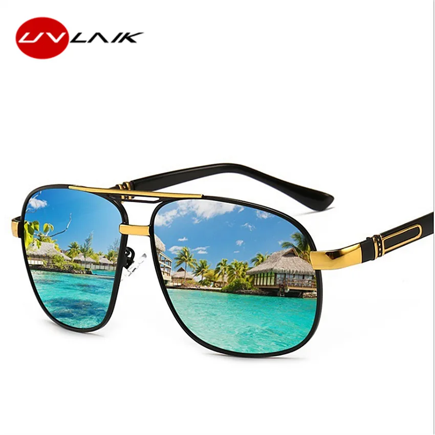 UVLAIK Polarized Men's Sunglasses Outdoor Driving Metal Mirror Sun Glasses Vintage HD UV400 Rectangle Glasses
UVLAIK Polarized Men's Sunglasses Outdoor Driving Metal Mirror Sun Glasses Vintage HD UV400 Rectangle Glasses