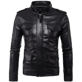 Leather Jacket Men Vintage Mens Faux Leather Jacket Coat Male veste cuir homme 2020 New Winter Moto Slim Fit Black Bomber Jaket
Leather Jacket Men Vintage Mens Faux Leather Jacket Coat Male veste cuir homme 2020 New Winter Moto Slim Fit Black Bomber Jaket