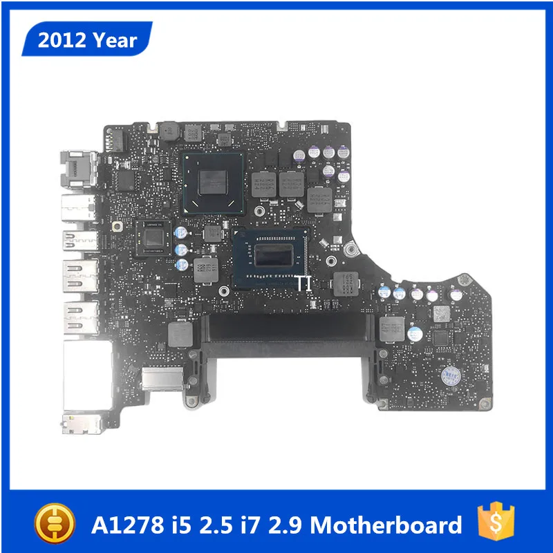 Материнская плата A1278 для Macbook Pro основная ноутбука 13 дюймов i5 2 5 ГГц i7 9 820 3115 B 2012 MD101
