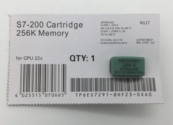 Новый картридж 6ES7291-8GH23-0XA0 256K память для Siemens S7-200 CPU 22X | Инструменты