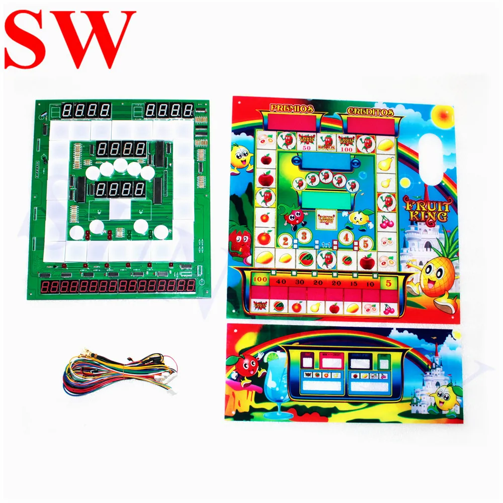 Upgrade new Fruit King World Cup Mario Slot Game Board With Acrylic Panel Wire Harness big game board Coin-operated game console
Upgrade new Fruit King World Cup Mario Slot Game Board With Acrylic Panel Wire Harness big game board Coin-operated game console