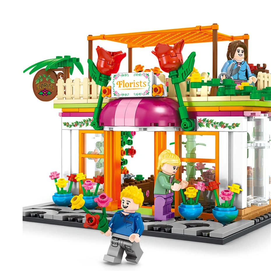 MEOA NEW 601023 City Creator Series Exclusive Flower Shop Set Building Blocks Street View MOC Bricks Compatible LegoINGlys City
MEOA NEW 601023 City Creator Series Exclusive Flower Shop Set Building Blocks Street View MOC Bricks Compatible LegoINGlys City