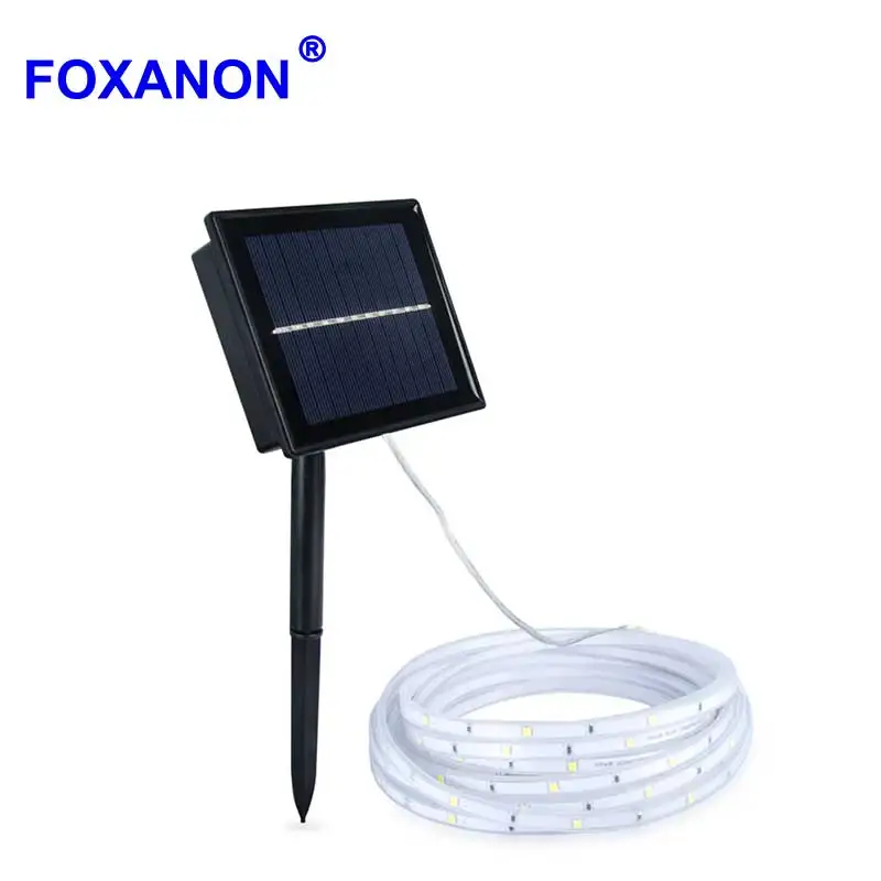Foxanon New SMD2835 Solar Powered Led Strip 100Leds IP68 Waterproof indoor outdoor decoration Fairy light Xmas,Party,Garden,Bar
Foxanon New SMD2835 Solar Powered Led Strip 100Leds IP68 Waterproof indoor outdoor decoration Fairy light Xmas,Party,Garden,Bar