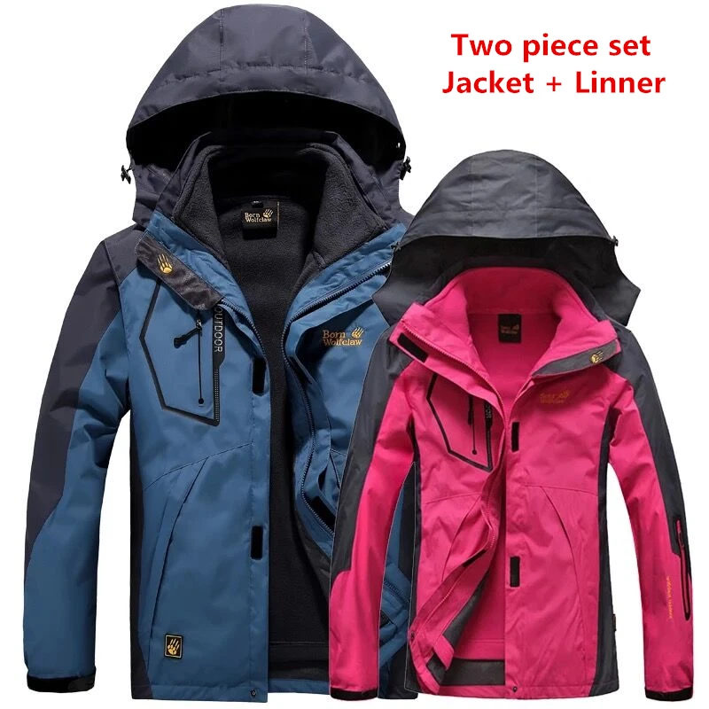 High-quality Male and Female Two Piece Jacket+Linner Winter Autumn Warm Waterproof Windproof Jacket for Climbing Clothing Suit
High-quality Male and Female Two Piece Jacket+Linner Winter Autumn Warm Waterproof Windproof Jacket for Climbing Clothing Suit