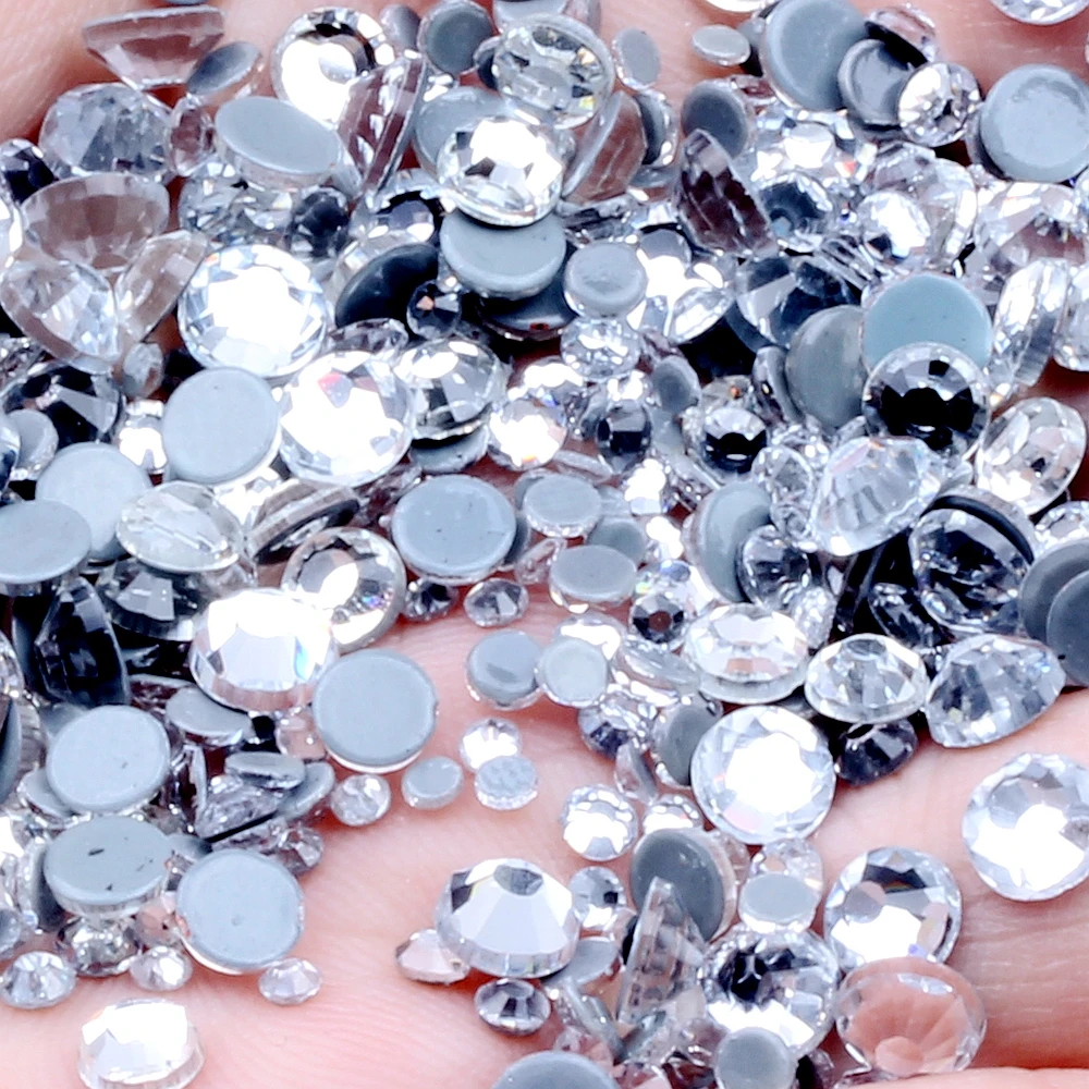 1440pcs/lot SS3 SS4 SS5 SS12 Crystal Flatback Hotfix Rhinestones Glass Round Strass Stoness Beads DIY Garment Fabric Accessories
1440pcs/lot SS3 SS4 SS5 SS12 Crystal Flatback Hotfix Rhinestones Glass Round Strass Stoness Beads DIY Garment Fabric Accessories