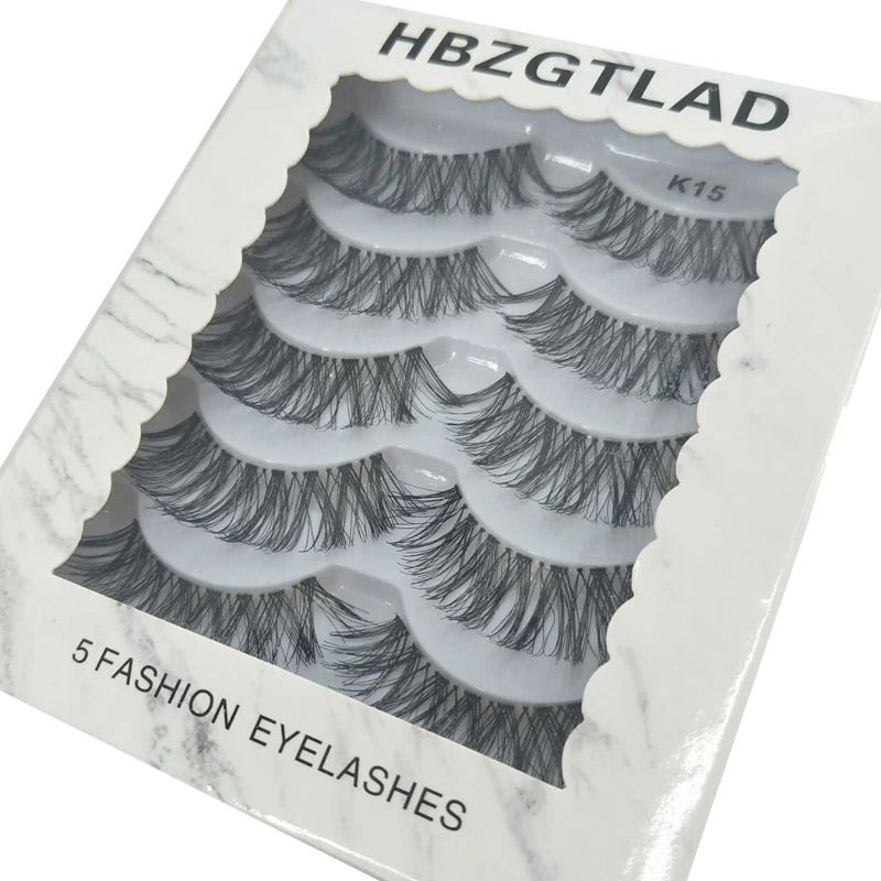 HBZGTLAD 5 Pairs Transparent False Eyelashes Messy Cross Thick Natural Fake Eye Lashes Makeup Tips Bigeye Long False Eye Lashes
HBZGTLAD 5 Pairs Transparent False Eyelashes Messy Cross Thick Natural Fake Eye Lashes Makeup Tips Bigeye Long False Eye Lashes