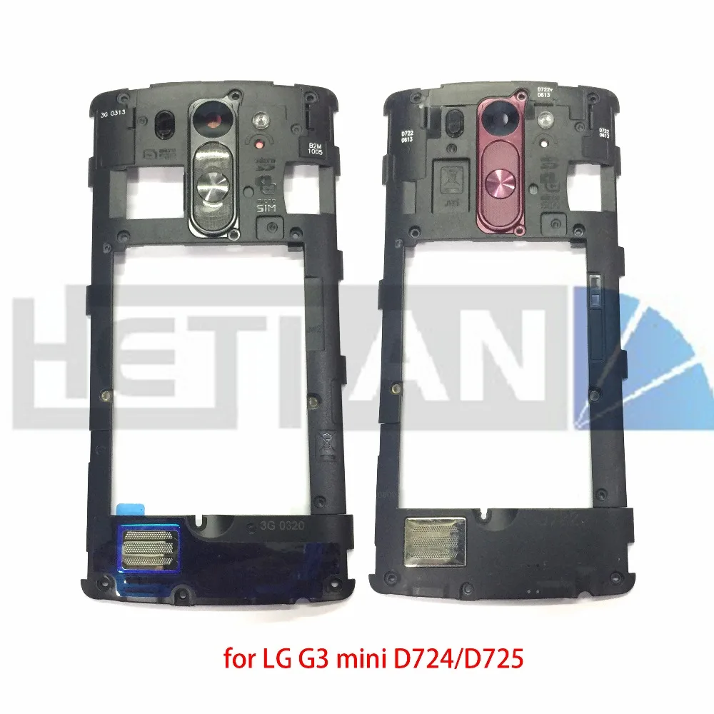 1pcs middle Bezel frame Back Housing Plate Camera Lens Cover Home Button Key+loud speaker module For LG G3 Mini G3 S/D724,D725
1pcs middle Bezel frame Back Housing Plate Camera Lens Cover Home Button Key+loud speaker module For LG G3 Mini G3 S/D724,D725