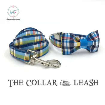 Dog Collar and Leash Set with Bow Tie Dog &Cat Necklace and Dog Leash for Pet Gift Blue Stripe
Dog Collar and Leash Set with Bow Tie Dog &Cat Necklace and Dog Leash for Pet Gift Blue Stripe