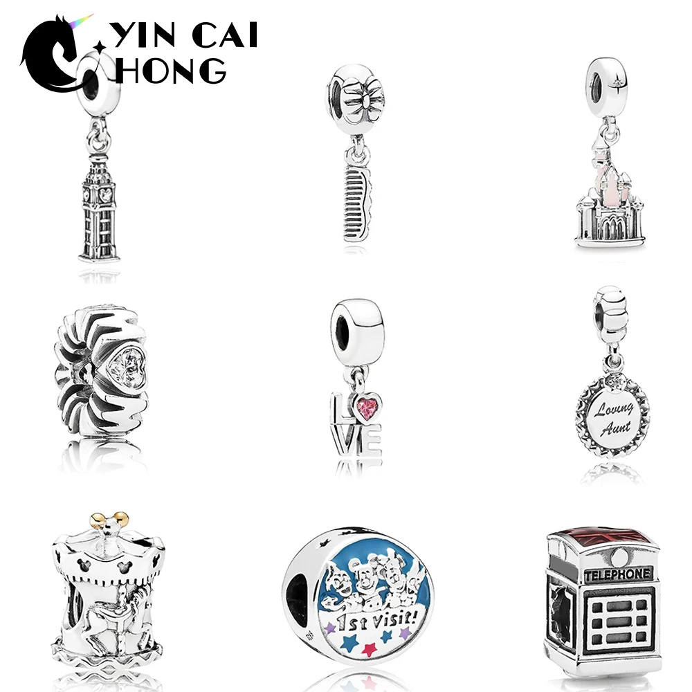 YCH 100% 925 Sterling Silver Limited 1:1 Carousel Friends Telephone Booth Bead Castle Comb Dangle Charm Mothers Pride Spacer
YCH 100% 925 Sterling Silver Limited 1:1 Carousel Friends Telephone Booth Bead Castle Comb Dangle Charm Mothers Pride Spacer
