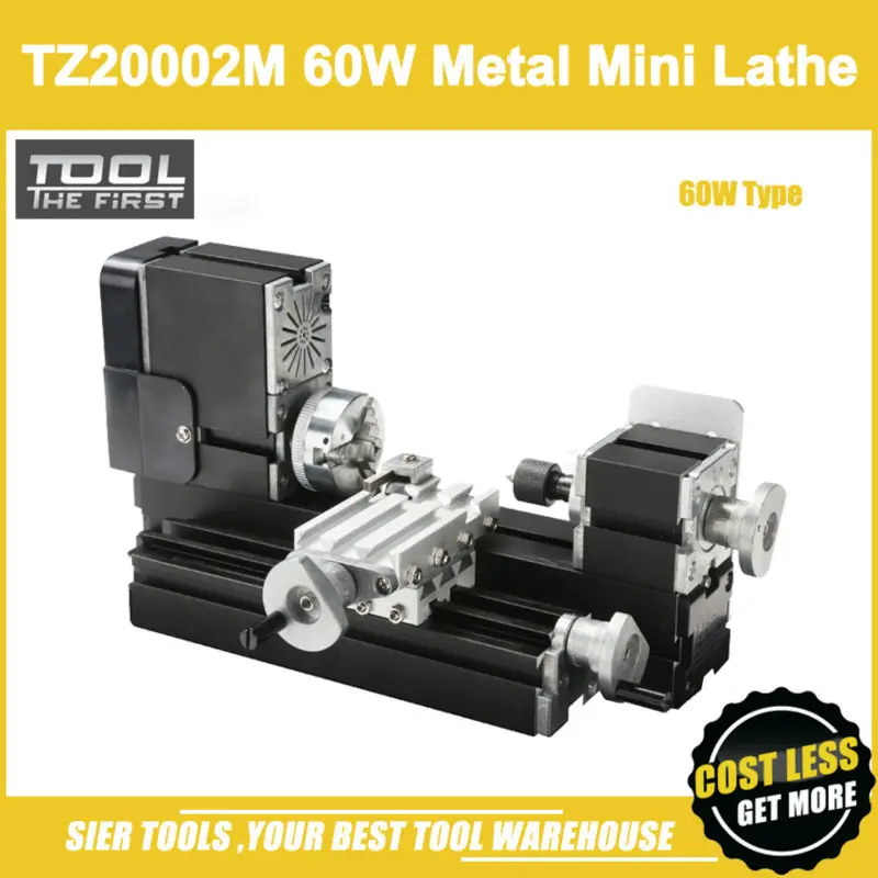 TZ20002M 60W Metal Mini Lathe/60W,12000rpm Big Power all metal lathe/metal mini lathe
TZ20002M 60W Metal Mini Lathe/60W,12000rpm Big Power all metal lathe/metal mini lathe