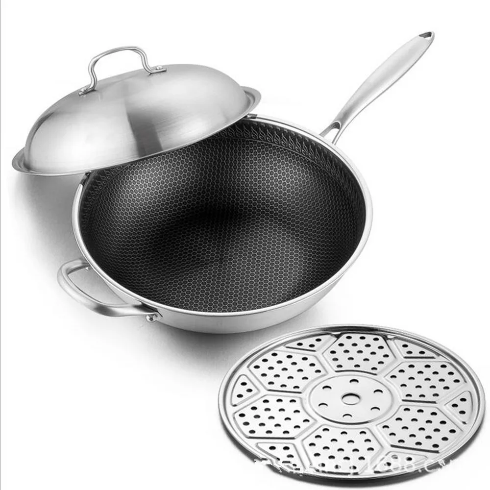 High QualityStainless Steel Iron Pot Wok Traditional Handmade Iron Wok Non-stick Pan Non-coating Gas Cooker Cookware /5
High QualityStainless Steel Iron Pot Wok Traditional Handmade Iron Wok Non-stick Pan Non-coating Gas Cooker Cookware /5