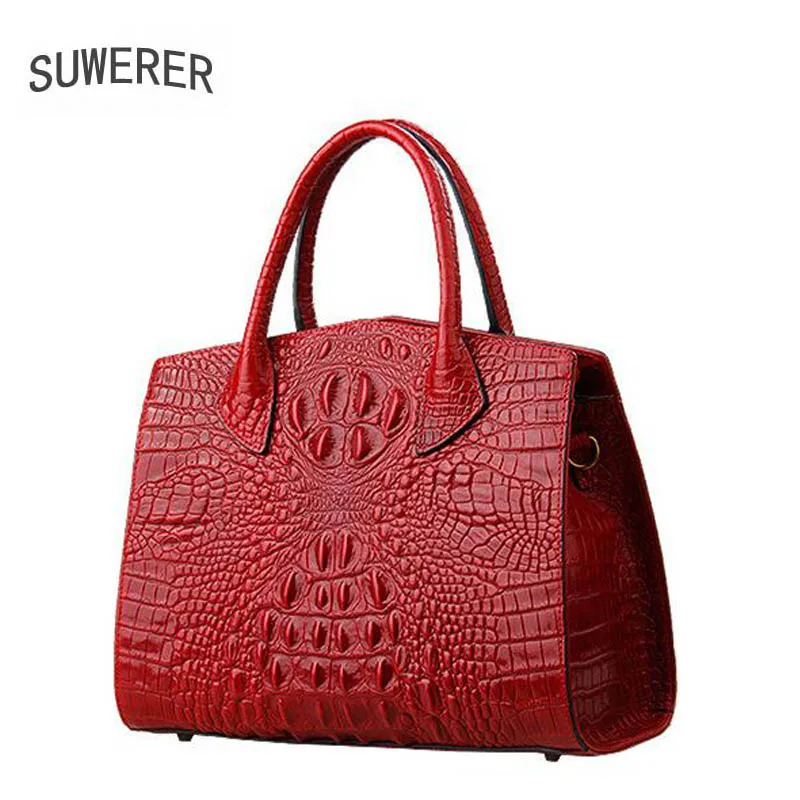 Women Genuine Leather bags luxury handbags women bag designer Crocodile pattern embossing women leather handbags
Women Genuine Leather bags luxury handbags women bag designer Crocodile pattern embossing women leather handbags