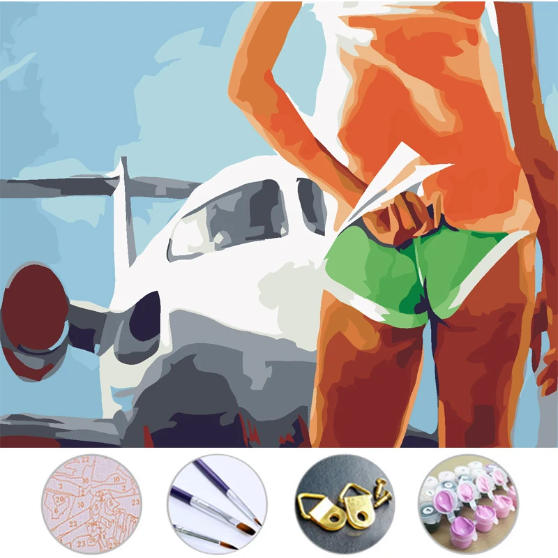 Diy Oil Painting Man and plane Frameless picture on wall acrylic painting by numbers on the canvas modular paintings decoration
Diy Oil Painting Man and plane Frameless picture on wall acrylic painting by numbers on the canvas modular paintings decoration