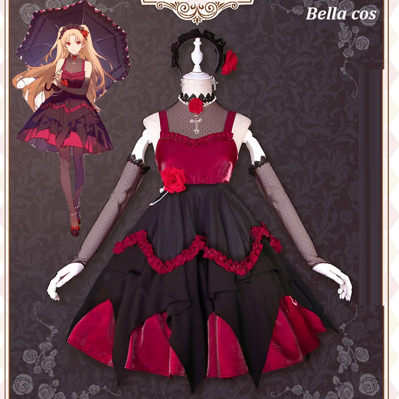 Fate Grand Order Ereshkigal cosplay costume lolita dress Moon girlfriend uniform Halloween costumes for women Anime clothes cos
Fate Grand Order Ereshkigal cosplay costume lolita dress Moon girlfriend uniform Halloween costumes for women Anime clothes cos