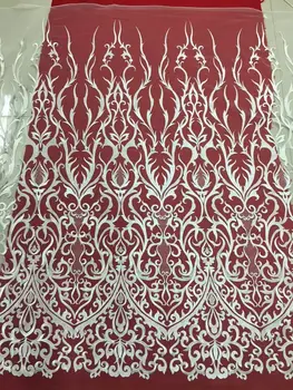 100% polyester high quality african cord lace SYJ-72729 in white Free shipping Embroidery designs
100% polyester high quality african cord lace SYJ-72729 in white Free shipping Embroidery designs