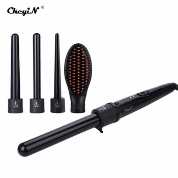 CkeyiN Professional 5in1 Multifunction Hair Curler Plate Ceramic Barrels Hair waver Curling Iron Wand Hairdressing Styling Tools
CkeyiN Professional 5in1 Multifunction Hair Curler Plate Ceramic Barrels Hair waver Curling Iron Wand Hairdressing Styling Tools