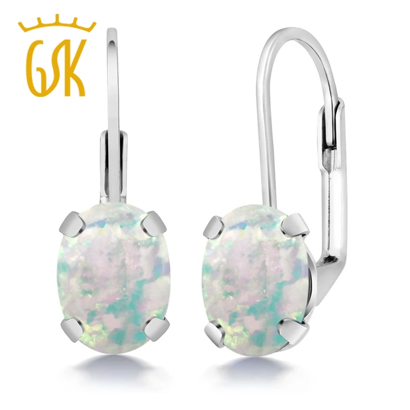 GemStoneKing 2.10 Ct Oval Cabochon White Simulated Opal Gemstone Earrings 925 Sterling Silver Fine Jewelry For Women
GemStoneKing 2.10 Ct Oval Cabochon White Simulated Opal Gemstone Earrings 925 Sterling Silver Fine Jewelry For Women