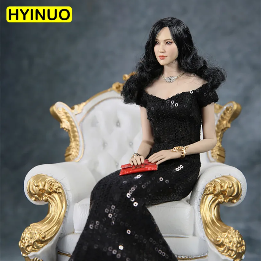 1/6 Scale FT008 Female Black Fishtail Evening Dress Lady Dress Clothes Clothing Suit Set Model for 12''Action Figure Doll Body
1/6 Scale FT008 Female Black Fishtail Evening Dress Lady Dress Clothes Clothing Suit Set Model for 12''Action Figure Doll Body