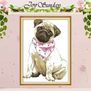 A dog with a red scarf counted Cross Stitch 11CT 14CT Cross Stitch Set DIY Animals Cross-stitch Kit Embroidery Needlework
A dog with a red scarf counted Cross Stitch 11CT 14CT Cross Stitch Set DIY Animals Cross-stitch Kit Embroidery Needlework