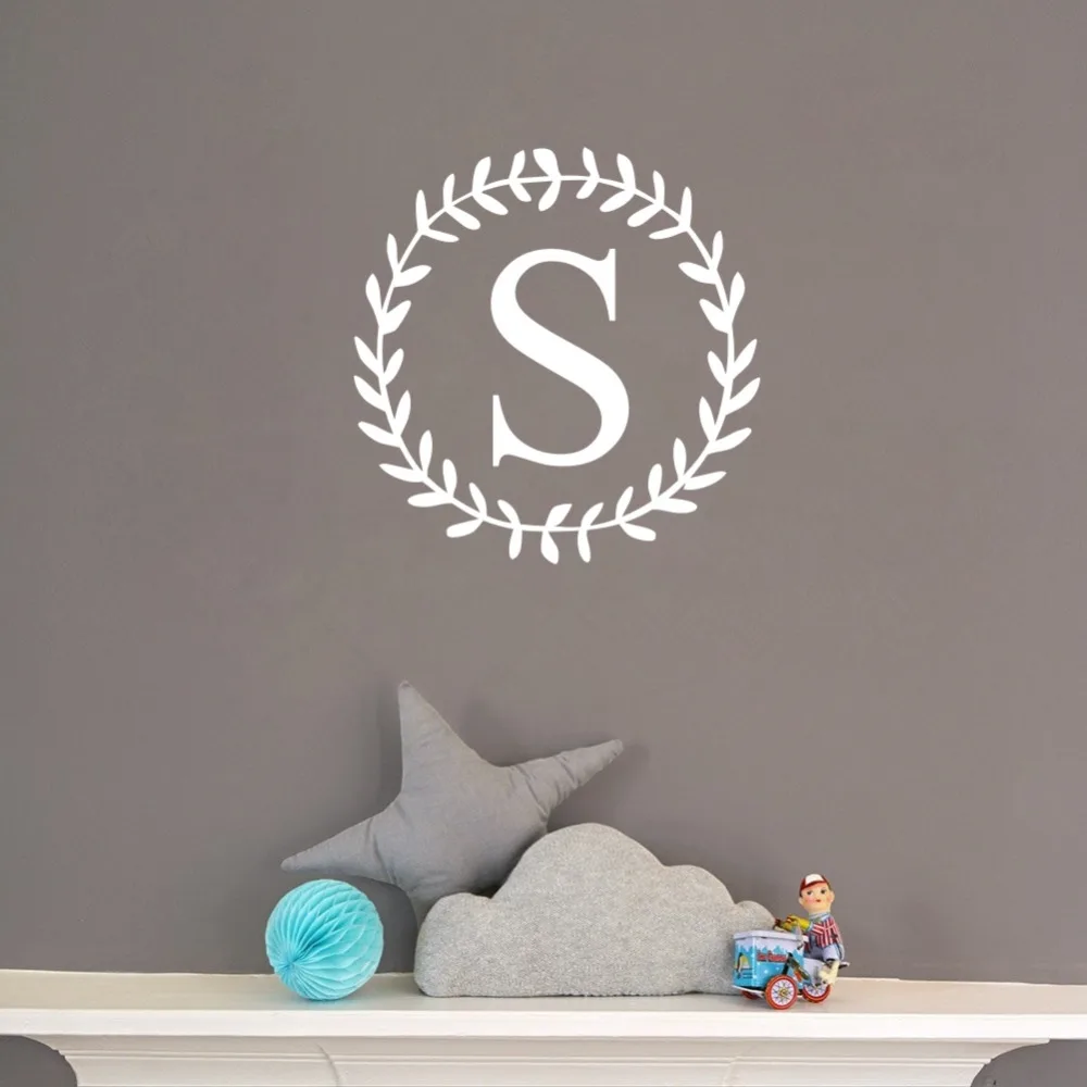 Custom Garland Initial Name Wall Stickers Monogram Wall Decor Capital Letter Vinyl Wall Art
Custom Garland Initial Name Wall Stickers Monogram Wall Decor Capital Letter Vinyl Wall Art