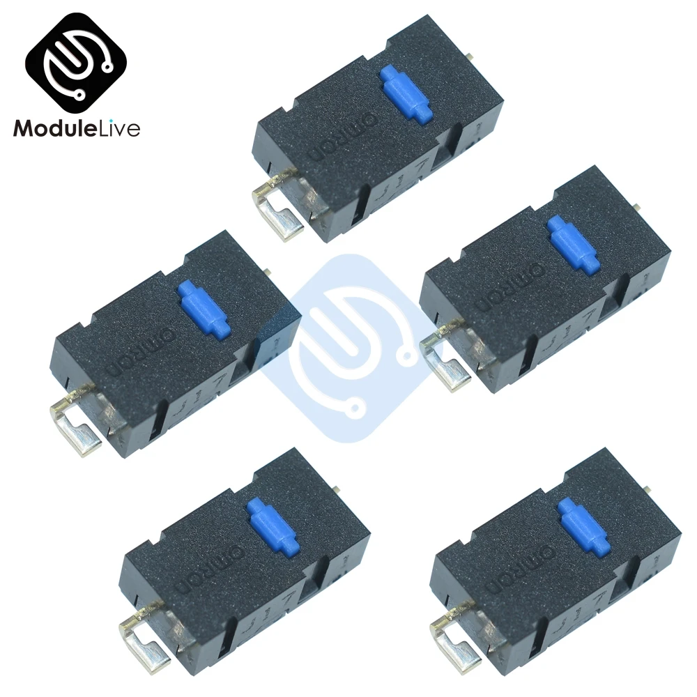 5pcs Original Omron Mouse Micro Switch Mouse Button Blue Dot For Anywhere MX Mouse Logitech M905 Replacement ZIP
5pcs Original Omron Mouse Micro Switch Mouse Button Blue Dot For Anywhere MX Mouse Logitech M905 Replacement ZIP