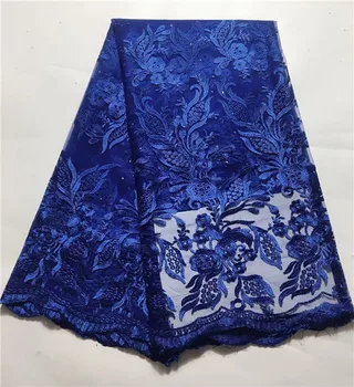 Royal blue African Lace Fabric 2019 French Net Lace New Designs Fabric 5 Yard High Quality African Tulle Lace Fabric For Women(4
Royal blue African Lace Fabric 2019 French Net Lace New Designs Fabric 5 Yard High Quality African Tulle Lace Fabric For Women(4
