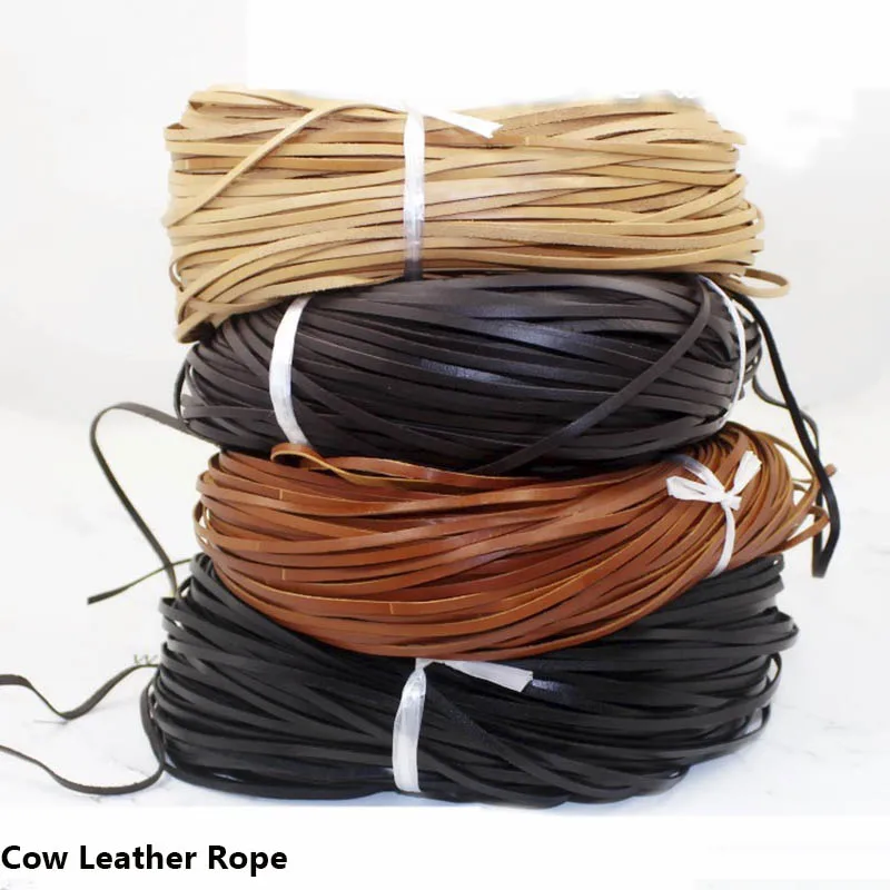 2m Leather Cord Brown 3/4/5/6/8/10mm Black Flat Cow Leather Rope for Diy Jewelry Making Braid Bracelet String Findings Supplier
2m Leather Cord Brown 3/4/5/6/8/10mm Black Flat Cow Leather Rope for Diy Jewelry Making Braid Bracelet String Findings Supplier