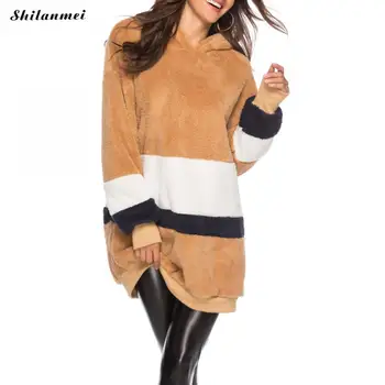 Women Causal Long Sleeve Striped Hoodie Sweatshirt Loose 2019 Spring Hoodies Long Sudadera Mujer Coffee Streetwear Top
Women Causal Long Sleeve Striped Hoodie Sweatshirt Loose 2019 Spring Hoodies Long Sudadera Mujer Coffee Streetwear Top
