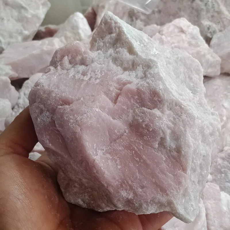 

100-400g Natural Pink Steatite talc stone Raw Gemstone Quartz Crystal Rough Mineral Specimen Healing Treatment for home Decor