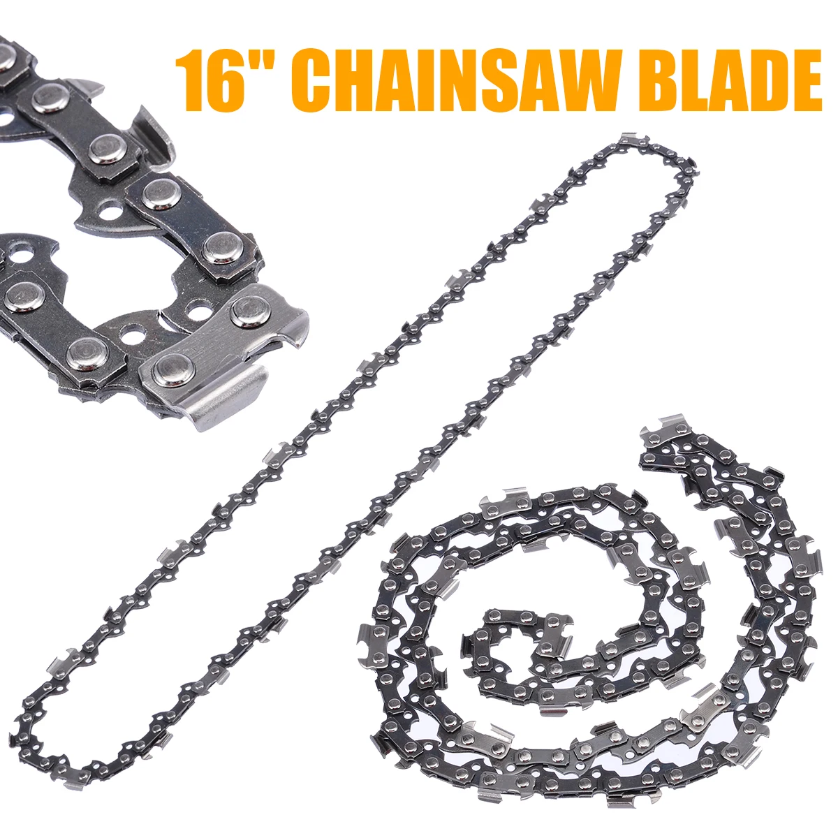 16 inch Chainsaw Saw Chain Blade Pitch 3/8"LP 0.050 Gauge 56DL Drive Link For Garden Electric Saw Replacement