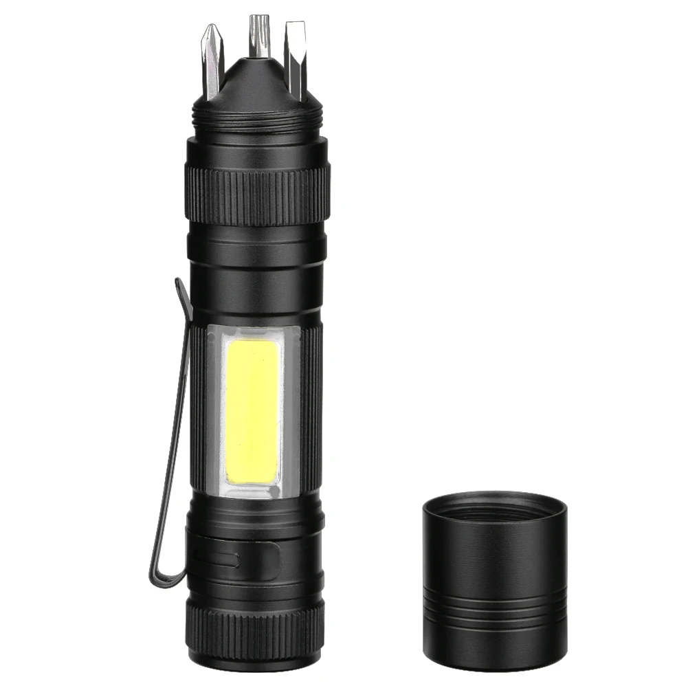 COB LED Flashlight Portable Torch with Screwdrivers magnetic Torch Flashlight AA Battery Waterproof in life Lighting lantern
COB LED Flashlight Portable Torch with Screwdrivers magnetic Torch Flashlight AA Battery Waterproof in life Lighting lantern