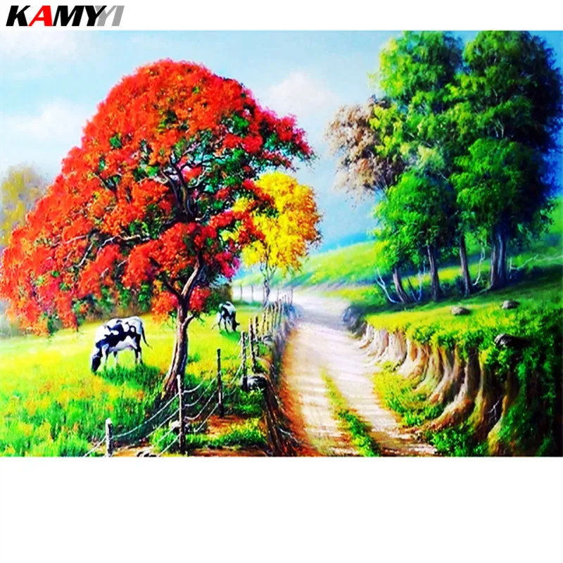 full square diamond painting 3d crystal Square needlework wall decor handmade mosaic picture road to the countryside XY1
full square diamond painting 3d crystal Square needlework wall decor handmade mosaic picture road to the countryside XY1