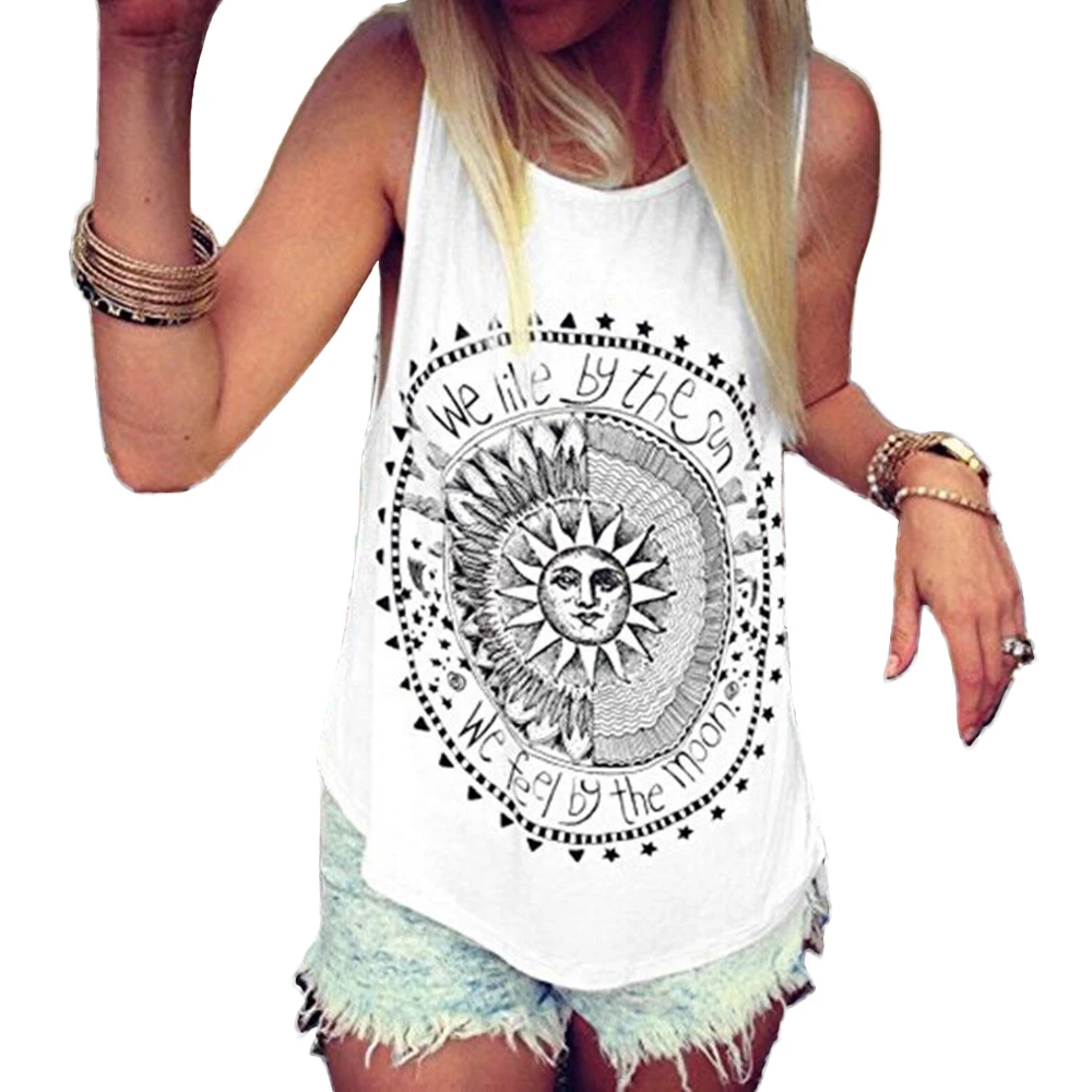 Women Tank Tops Sexy Letter Print Summer Ladies Casual Vest Camisole Sleeveless Fashion T Shirt Femme Tops Camiseta mangas H30
Women Tank Tops Sexy Letter Print Summer Ladies Casual Vest Camisole Sleeveless Fashion T Shirt Femme Tops Camiseta mangas H30