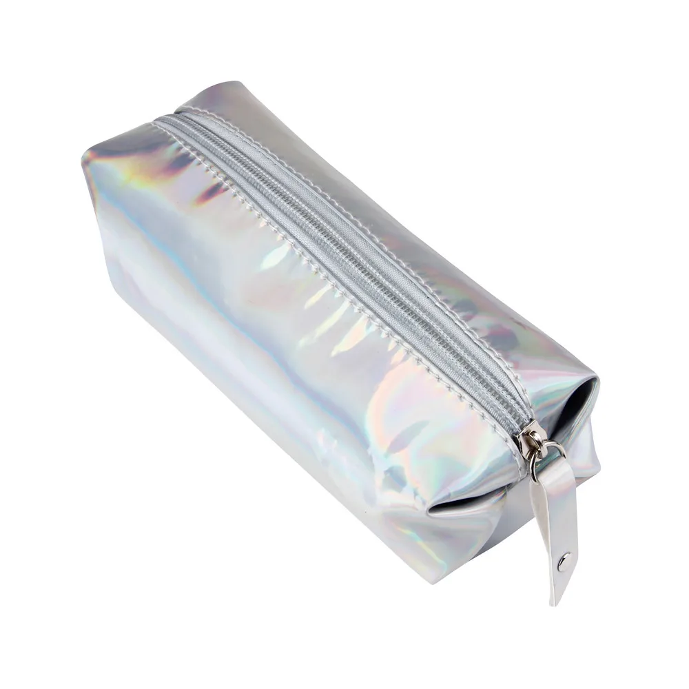 laser cosmetic bag makeup bag travel organizer Fashion Hologram Pencil Case Pen Holder Makeup Boxes Zipper cosmetic Storage L3
laser cosmetic bag makeup bag travel organizer Fashion Hologram Pencil Case Pen Holder Makeup Boxes Zipper cosmetic Storage L3