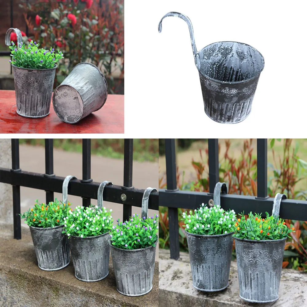 ISHOWTIENDA 2018 High Quality Durable 1x Flower Pot Garden Hanging Balcony Plant Home Decor Metal Iron Potted Planter Gift
ISHOWTIENDA 2018 High Quality Durable 1x Flower Pot Garden Hanging Balcony Plant Home Decor Metal Iron Potted Planter Gift