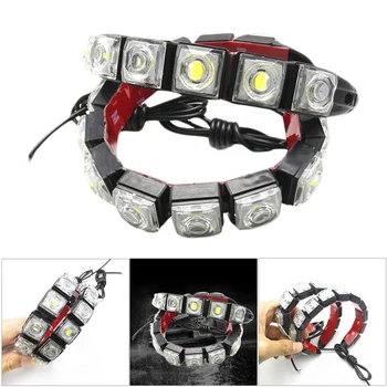 2Pcs/Lot Car Driving Fog Light 9 LED Flexible Daytime Running Light Car Driving Light Assembly
2Pcs/Lot Car Driving Fog Light 9 LED Flexible Daytime Running Light Car Driving Light Assembly
