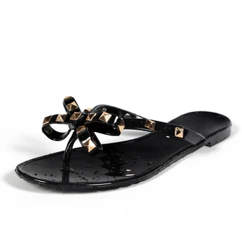 Hot 2019 Fashion Woman Flip Flops Summer Shoes Cool Beach Rivets big bow flat sandals Brand jelly shoes sandals girls size 36-40
Hot 2019 Fashion Woman Flip Flops Summer Shoes Cool Beach Rivets big bow flat sandals Brand jelly shoes sandals girls size 36-40