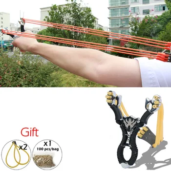 Toy Springs Outdoor Portable Powerful Aluminium Alloy Wolf Slingshot with Mud Ball Crossbow Hunting Catapult Outdoor Camping
Toy Springs Outdoor Portable Powerful Aluminium Alloy Wolf Slingshot with Mud Ball Crossbow Hunting Catapult Outdoor Camping