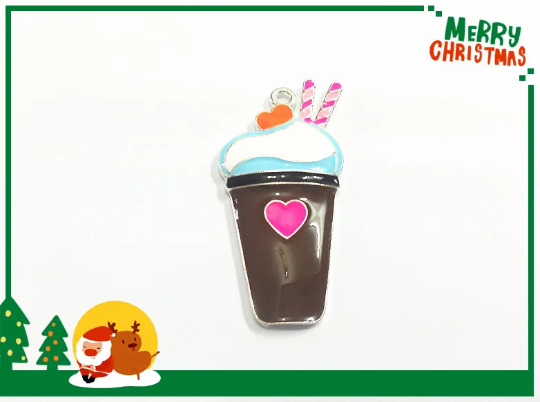 New Design ! 50mm*25mm 10pcs/lot All Enamel Coffee Cup Pendants 
New Design ! 50mm*25mm 10pcs/lot All Enamel Coffee Cup Pendants