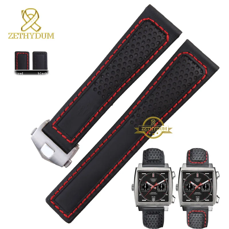 Genuine leather bracelet watch strap watchband 22mm mens wristwatches band red stitched accessories watch belt fold buckle
Genuine leather bracelet watch strap watchband 22mm mens wristwatches band red stitched accessories watch belt fold buckle