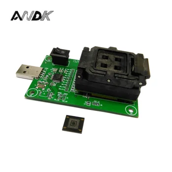 eMMC153/169 socket with USB nand flash test socket size 11.5x13 Pin Pitch 0.5mm for eMMC Programming Socket
eMMC153/169 socket with USB nand flash test socket size 11.5x13 Pin Pitch 0.5mm for eMMC Programming Socket
