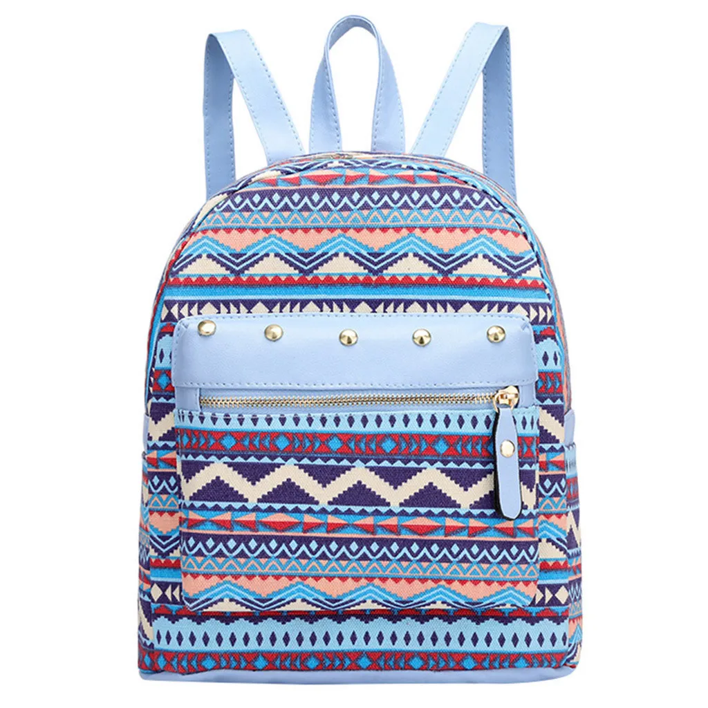 Women Small Leather Backpack Rivet Enthic Backpack for Teenager Girls Schoolbag High Quality Female Shoulder Bag Ladies Rucksack
Women Small Leather Backpack Rivet Enthic Backpack for Teenager Girls Schoolbag High Quality Female Shoulder Bag Ladies Rucksack