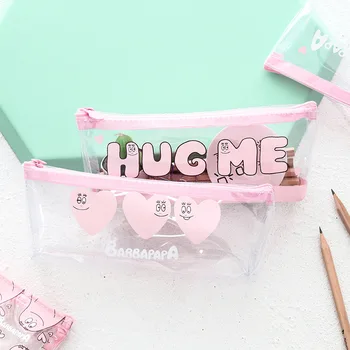 Korea Creative Cute Large Capacity Pencil Bag Student Supplies Pen Bag Transparent PVC Stationery Pencil Case
Korea Creative Cute Large Capacity Pencil Bag Student Supplies Pen Bag Transparent PVC Stationery Pencil Case