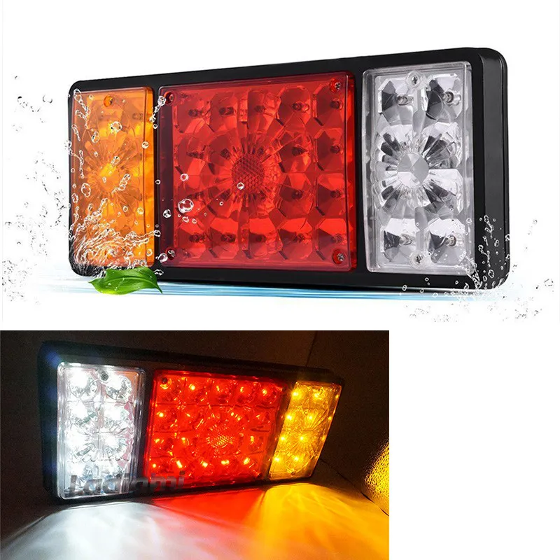 Ladiami 2pcs 36 LED Tail Light 24V Rear Brake Lamp Stop Turn Indicator Lamps For Car Truck Trailers Van Reverse Indicator
Ladiami 2pcs 36 LED Tail Light 24V Rear Brake Lamp Stop Turn Indicator Lamps For Car Truck Trailers Van Reverse Indicator