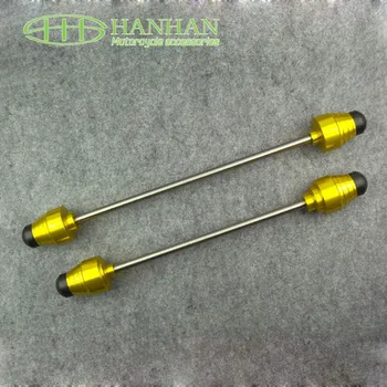 Free shipping! Motorcycle Gold CNC Front+Rear Wheel shaft Fairing Frame Sliders Crash Falling Protection For BJ600 BJ600GS BN600
Free shipping! Motorcycle Gold CNC Front+Rear Wheel shaft Fairing Frame Sliders Crash Falling Protection For BJ600 BJ600GS BN600