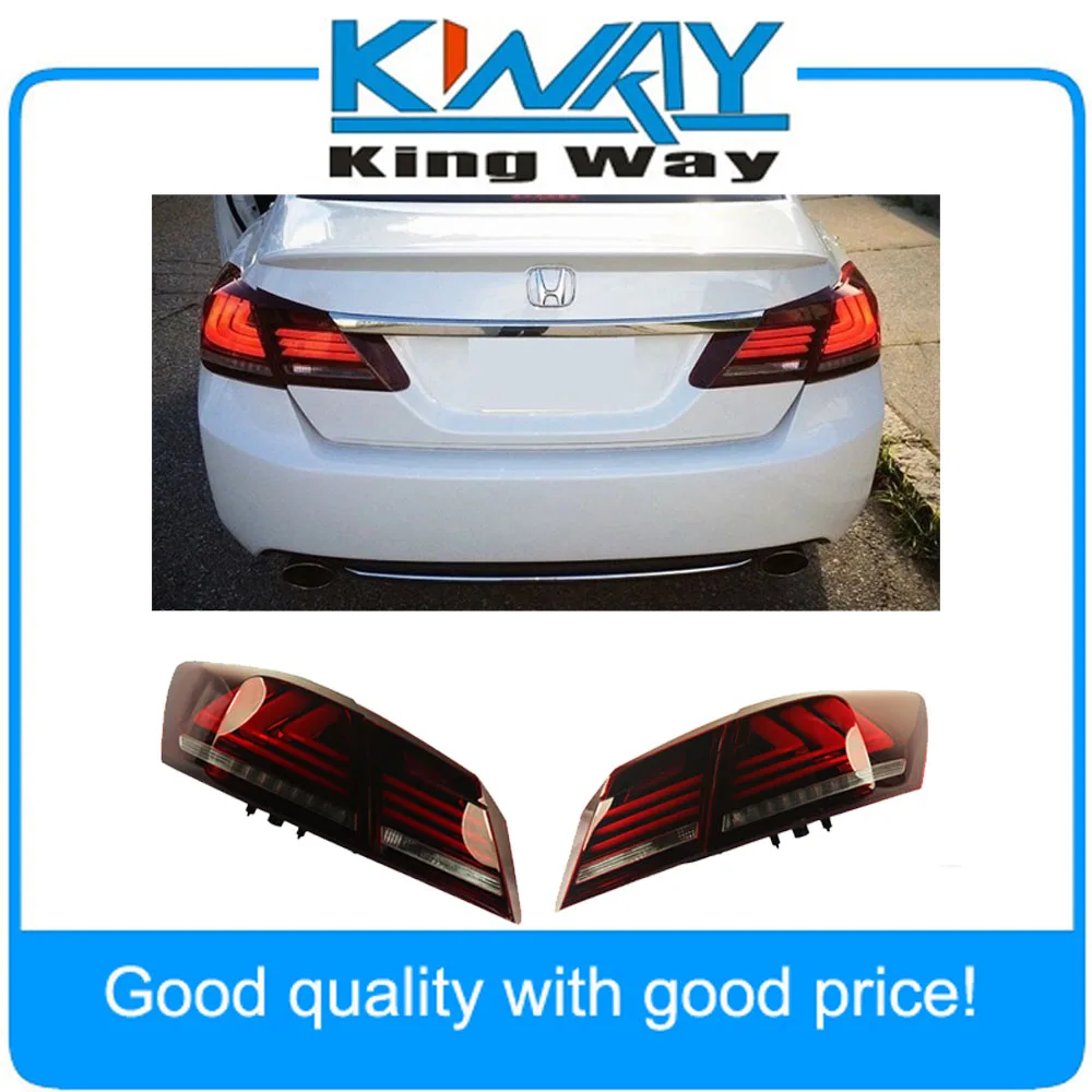 Red Clear Tail lights LED Brake 1 Pair LH+RH Fit for Honda Accord 2013 2014 2015 4 Door Sedan
Red Clear Tail lights LED Brake 1 Pair LH+RH Fit for Honda Accord 2013 2014 2015 4 Door Sedan