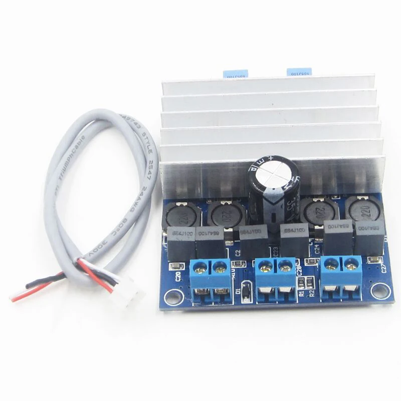 TDA7492 2 x 50W D Class decodificador High-Power Digital mini Amplifier Board AMP Board With Radiator
TDA7492 2 x 50W D Class decodificador High-Power Digital mini Amplifier Board AMP Board With Radiator